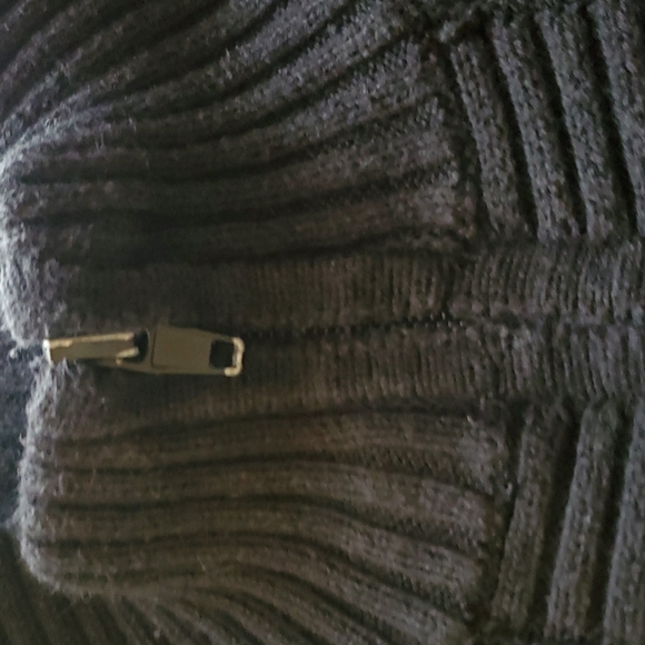 Dressbarn Mock Neck Zipper Cardigan- 2x - Picture 10 of 10